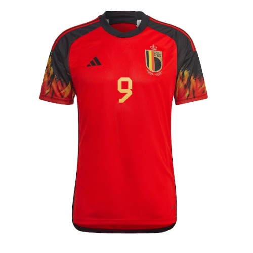Lacne Muži Futbalové dres Belgicko Romelu Lukaku #9 MS 2022 Krátky Rukáv - Domáci